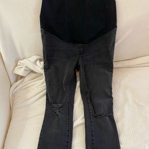 Black maternity jeans